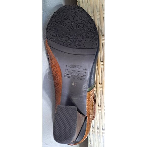 L'Artiste by Spring Step Women's 9.5 Fia Ankle Boot Multicolor Leather Side Zip - Picture 12 of 16